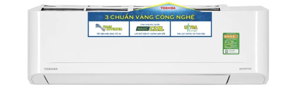 May lanh Toshiba 1 HP Inverter RAS-H10C4KCVG-V